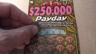 $5 Illinois Lottery Ticket - $250,000 Payday