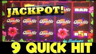 •MASSIVE JACKPOT WINNER• QUICK HIT VOLCANO slot machine 9 quick hit JACKPOT & more slot wins!