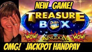 MAJOR JACKPOT Handpay! New Game Treasure Box Kingdom