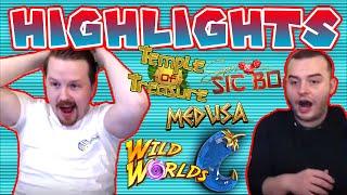 Slot Session Highlights - Extra Chilli, Medusa MEGAWAYS, Wild Worlds, Super Sic Bo and more!