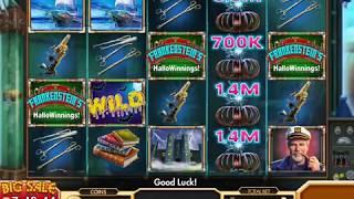 FRANKENSTEIN'S HALLOWINNINGS Video Slot Casino Game with a "BIG WIN" PICK BONUS