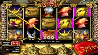 FREE Three Wishes  ™ Slot Machine Game Preview By Slotozilla.com