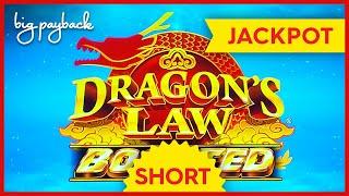 JACKPOT HANDPAY, AWESOME!! Dragon's Law Boosted Slot - LOVED IT! #Shorts