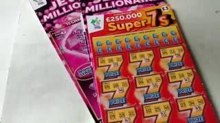 Wow!....New Pink JEWEL MILLIONAIRE Scratchcards...Your'LIKES' Voted for