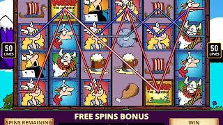 HAGAR THE HORRIBLE Video Slot Casino Game with a VIKING ATTACK FREE SPIN  BONUS