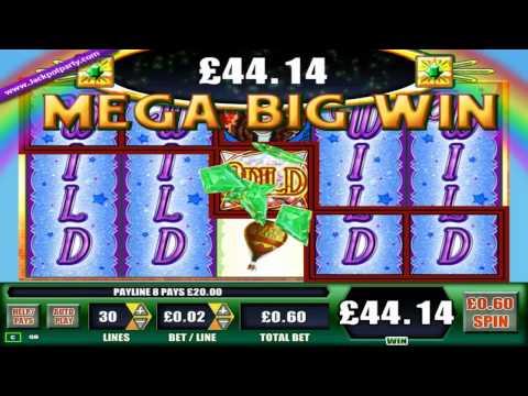 £375 MEGA BIG WIN (625 X STAKE) ON WIZARD OF OZ™ SLOT GAME AT JACKPOT PARTY®