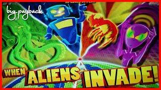 When Aliens Invade Slot - NICE SESSION, ALL FEATURES!