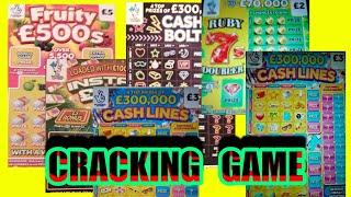 WOW!....What a  Cracker of a Game..FRUITY £500..Cash Bolt..INSTANT £100..MONEY SPINNER..CASH LINES