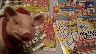 •Scratchcard"Special•SHELLY Scratchcards • Piggy• the Moaner..???•