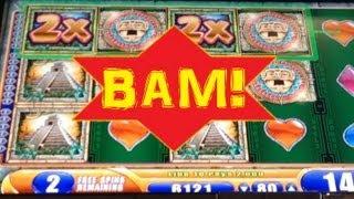 BAM!  Jungle Wild 3 BIG Win Words - Slot Machine Bonus Trigger Wins  ~ WMS