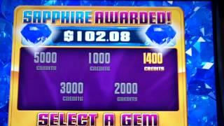 Spinning Streak Progressive: Sapphire Hit! Max Bet BIG WIN