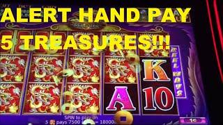 ALERT!!! Hand Pay 5 Treasures!!!