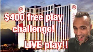 $400 free play challenge @ GSR Reno