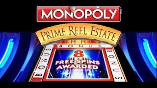 Monopoly Prime Reel Estate Slot Bonus - Free Spins Win