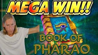 MEGA WIN! BOOK OF PHARAO BIG WIN -  Online Slots from Casinodaddy LIVE STREAM