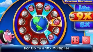 Wheel Bonus RICH LITTLE PIGGIES™ 2 Slot Machines By WMS Gaming