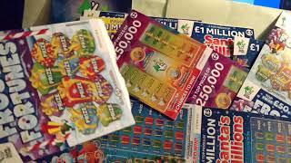 Scratchcards....CHRISTMAS STOCKING....HOT MONEY...