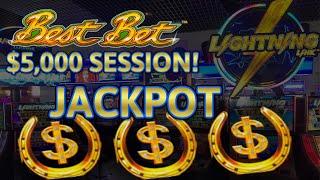 HIGH LIMIT Lighting Cash Link Best Bet HANDPAY JACKPOT ~ (2) $50 Bonus Rounds Slot Machine Casino