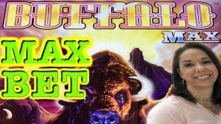 MAX BET on Buffalo Max •Live Play and Bonus's •