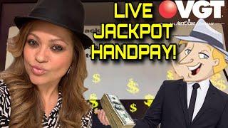 VGT JACKPOT HANDPAY CAUGHT LIVE! VGT SUNDAY FUN’DAY WELCOMES A HANDPAY ON MR MONEY BAGS!• • •