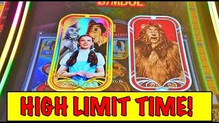 High Limit Play: Wizard of Oz and Ta Da Panda Slots!