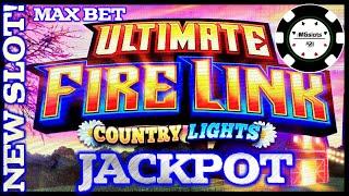 •NEW SLOT! Ultimate Fire Link Country Lights JACKPOT HANDPAY •HIGH LIMIT $50 MAX BET BONUS ROUND •