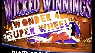 ~*** WONDER 4 SUPER WHEEL ***~ Wicked Winnings Slot Machine ~ FREE SPIN BONUS • DJ BIZICK'S SLOT CHA
