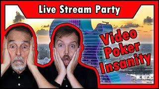 ⋆ Slots ⋆ LIVE: Video Poker Insanity at Hard Rock Hollywood • The Jackpot Gents