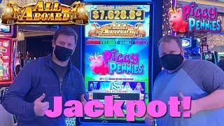 MY BEST COMEBACK EVER  ⋆ Slots ⋆ All Aboard Piggy Pennies Jackpot Bonus Comeback!
