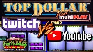 • LIVE FROM THE SLOT MUSEUM  • TOP DOLLAR • TWITCH vs YOUTUBE!