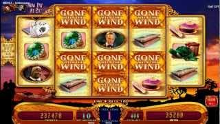 Free Spin Bonus From GONE WITH THE WIND Slots By WMS Gaming