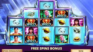 SUPERMAN: THE MOVIE Video Slot Casino Game with a FREE SPIN BONUS