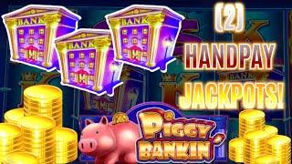 HIGH LIMIT Lock It Link Piggy Bankin' (2) HANDPAY JACKPOTS $50 Bonus Rounds Slot Machine Casino