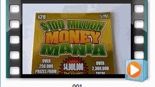 $100 Million Money Mania - $20 Instant Lottery Ticket