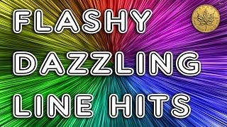 Flashy Dazzling Dashing Line hits - Slot Machine Bonus