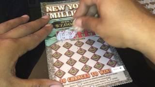 Bailey Duran reup 2 $25 New York Millions lottery tickets
