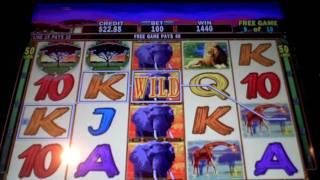 Savanna slot machine bonus win at Parx Casino at Philly Park Racetrack in PA