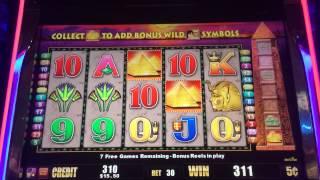 Love on the Nile slot machine bonus free spins