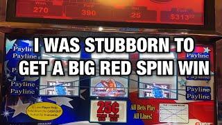 COME ON RED SPINS! VGT SITTIN' PRETTY SLOT $6.25 BET AT CHOCTAW CASINOS DURANT OKLAHOMA!!!