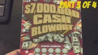 the $25 New York Lottery Cash Blowout Scratch off (Diesel Scratcher 3 of 4)