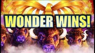 •WONDER WINS!• •WONDER 4 TOWER BUFFALO & WONDER WOMAN Slot Machine Bonus