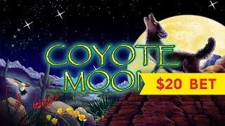 Coyote Moon Slot - $20 Max Bet - GREAT SESSION!