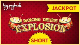 JACKPOT HANDPAY, AWESOME!! Dancing Drums Explosion Slot - LOVED IT! #Shorts