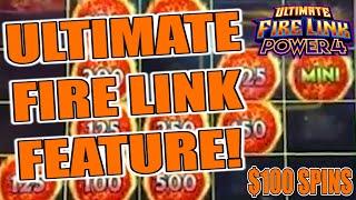 ULTIMATE FIRE LINK FEATURE MASSIVE JACKPOT! ⋆ Slots ⋆ HIGH LIMIT $100 SPINS IN VEGAS!