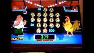 Family Guy Bonus - The Chicken Fight 1c IGT  Slot Machine