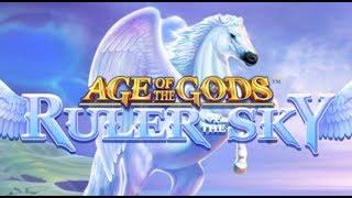 Big Win on Playtech's NEW Age of the Gods: Ruler of the Sky Slot
