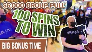 ⋆ Slots ⋆ 100 SPINS TO WIN ⋆ Slots ⋆ $5,000 IN for Hollywood SLOT GROUP PULL