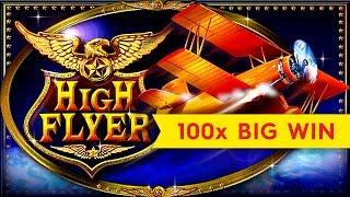 High Flyer Slot - 100x BIG WIN Bonus, AWESOME!!!