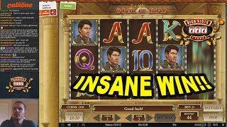 INSANE WIN on Book of Dead Slot - £5 Bet