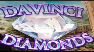 DaVinci Diamonds•LIVE PLAY• Slot Machine in Las Vegas